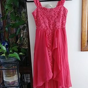 Hi low dress size girls 16